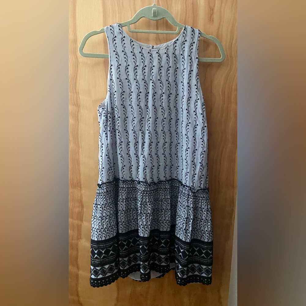 Waverly Grey Drop-Waist Selena Dress, Size S